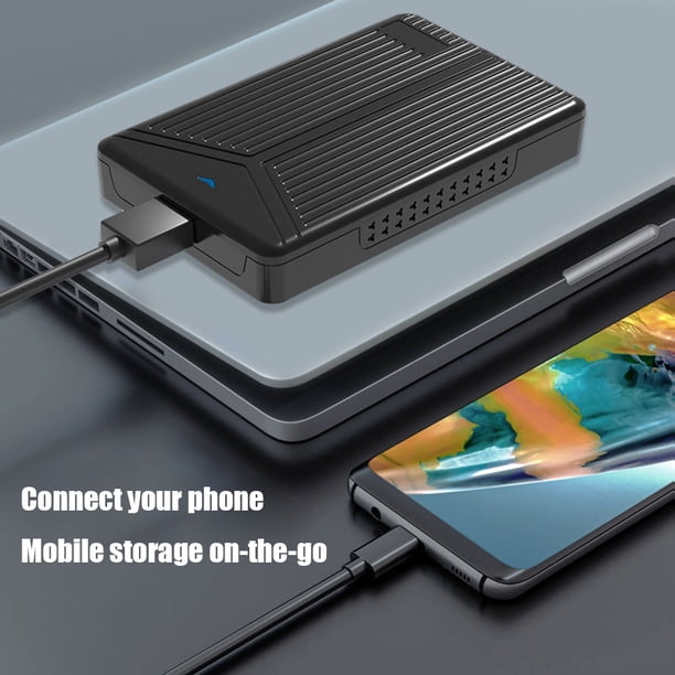 Caja de disco duro SATA de 2,5 pulgadas Interfaz USB3.0 3.1 para Windows/Mac OS/Linux