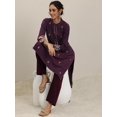 thumbnail image 2 of Libas Women'S Wool Regular Kurta (58143W_Burgundy L, 2 of 3
