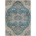 thumbnail image 2 of Addison Rugs Chantille Indoor/Outdoor Traditional Oriental Blue Washable Rectangle Rug, 5' x 7'6", 2 of 6