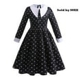 thumbnail image 1 of Déguisement Noir pour Filles Enfants Halloween Cosplay Robe, 1 of 6
