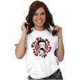 thumbnail image 3 of Betty Boop Surrounded By Love Hearts Women's Graphic T Shirt Tees Brisco Brands S, 3 of 5