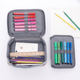 thumbnail image 3 of Colored Pencil Case Pen Pencil Bag Organizer with Handy Wrap Portable- Multilayer Holder for Prismacolor Crayola Colored Pencils & Gel Pen Cloth Art - shape3, 3 of 5