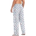 thumbnail image 6 of CROPD Skiers Winter Sport Blue Men's Pajama Pants Lounge Pants Sleep Pajama Pant Bottoms, 6 of 7