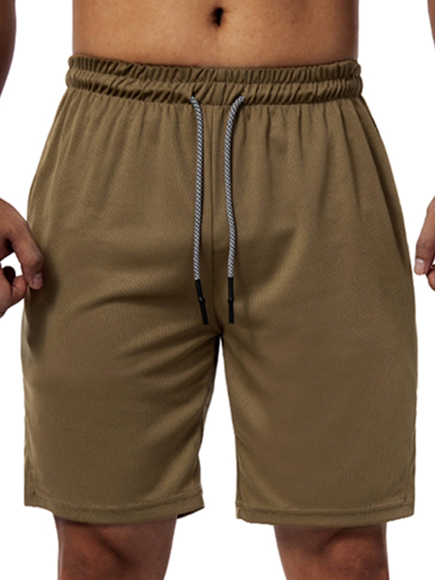 SHCKE SHCKE 2 in 1 Running Shorts for Men Workout Shorts Double Layer