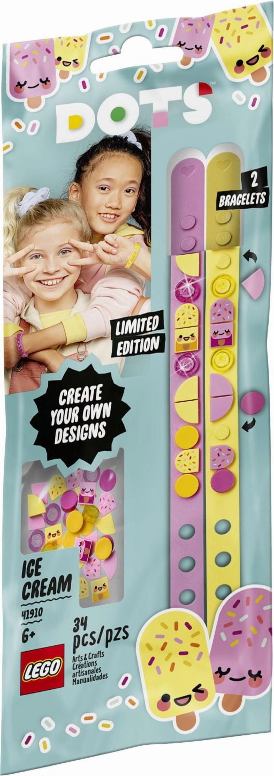 LEGO DOTS Ice Cream Besties Bracelets 41910 DIY Toy Craft Bracelet Kit (34 Pieces)