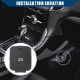 thumbnail image 2 of Unique Bargains Car Cigarette Lighter Cap Power Outlet Cigarette Lighter 12V Socket Cover for Ford Expedition 2011-2019, 2 of 7