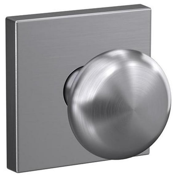 Schlage Fc21-Ply-Col Custom Plymouth Passage & Privacy Door Knob Set - Chrome