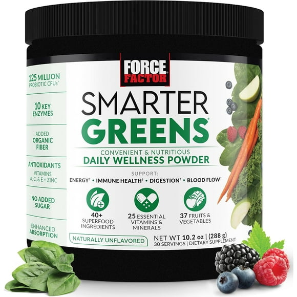 Force Factor Smarter Greens Vitaminas Y Minerales 288g