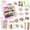 Pink, variant on YCFUN 1100+ PCS Arts and Crafts Kit for Kids, Craft Supplies with Beads, Stickers and Portable Case, School Art Craft Kit for Boys Girls (Purple)