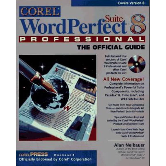 Pre-Owned Corel Wordperfect Suite 8 Professional: The Official Guide (Paperback) 0078824397 9780078824395