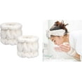 thumbnail image 2 of 2 Pcs Wrist Spa Washband Microfiber Wrist Wash Towel Band Wristbands for Washing Face Absorbent Wristbands Wrist Sweatband for Women Prevent Liquid from Spilling, 2 of 5