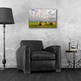 thumbnail image 4 of Epic Art 'Approaching Storm - Haystacks' by David Hammond, Acrylic Glass Wall Art, 24"x16", 4 of 8