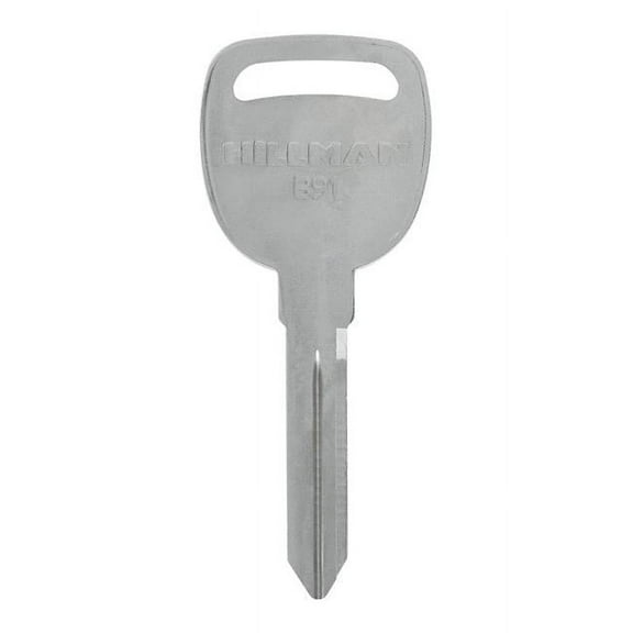 Automotive Blank Double Sided Universal Key for GM - Silver, Pack of 10