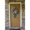 thumbnail image 4 of Haunted Hill Farm 22 in Halloween Autumn Wreath with Skulls, Multicolor, HHWRTHSKL-7, 4 of 12