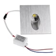 thumbnail image 5 of Cuadrado Led Empotrado Porche Camino Paso Escalera Luz Lámpara De Pared Sótano Bombilla Blanco Cálido Ac 100-245V 1W Yuarrent HA024196-01, 5 of 5