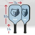 thumbnail image 2 of Franklin Sports NBA Memphis Grizzlies Pickleball Paddle - Official NBA Team Pickleball Paddles - USAP (USAPA) Approved Premium Quality Pickleball Paddles - Authentic Team Logos + Colors, 2 of 12
