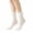 White2, variant on XFeng Women Crew Socks Ruffled Lace Textured Knit Soft Lightweight Novelty Mid Calf Socks for Party Dating Daily Wear,Beige,One Size