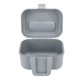 thumbnail image 2 of Caja de cebo vivo para pesca, estación de cebo de pesca, soporte de cebo de gusano impermeable de plástico, contenedor de cebo vivo resistente al calor, gris S, 2 of 5