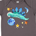 thumbnail image 4 of Inktastic Stegosaurus Space Dinosaur with Stars and Planet Boys or Girls Baby Bodysuit, 4 of 5
