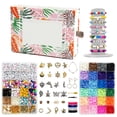thumbnail image 1 of Kit para hacer pulseras de 6525 piezas con cuentas de arcilla polimérica, 1 of 7