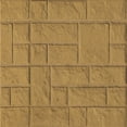 thumbnail image 1 of Ahgly Company Machine Washable Indoor Square Transitional Yellow Area Rugs, 4' Square, 1 of 7