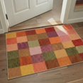 thumbnail image 6 of GENIMO 5'x7' Area Rug for Living Room, Machine Washable Non Slip Low Pile Rug for Bedroom Dining Room, Neutral Minimalist, Warm Earth, 6 of 6