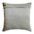 thumbnail image 3 of Cushion Cover Sofa, Light Grey Throw Pillows For Couch 16x16 inch (40x40 cm), Silk Zippered Pillow Covers, Bordered, 3D Textured Sequins, Traditional Pillow Case&nbsp; - Refreshed, 3 of 5