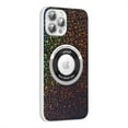 thumbnail image 1 of ELEHOLD for iPhone 12 Pro, Compatible with MagSafe Case,Slim Shockproof Silicone Bling Glitter Full Cover Lens Protection Hard PC Case Cover, black, 1 of 8