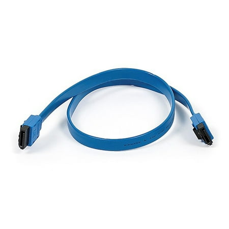 UPC: 0844660087823 | Monoprice DATA Cable – 1.5 Feet – Blue | SATA 6Gbps Cable with Locking Latch
