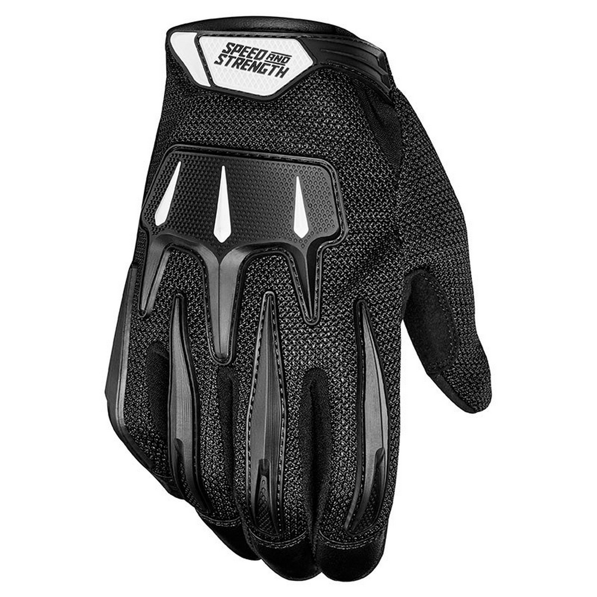 Speed & Strength Hot Head Mesh Mens Textile Motorcycle Gloves Black 3XL
