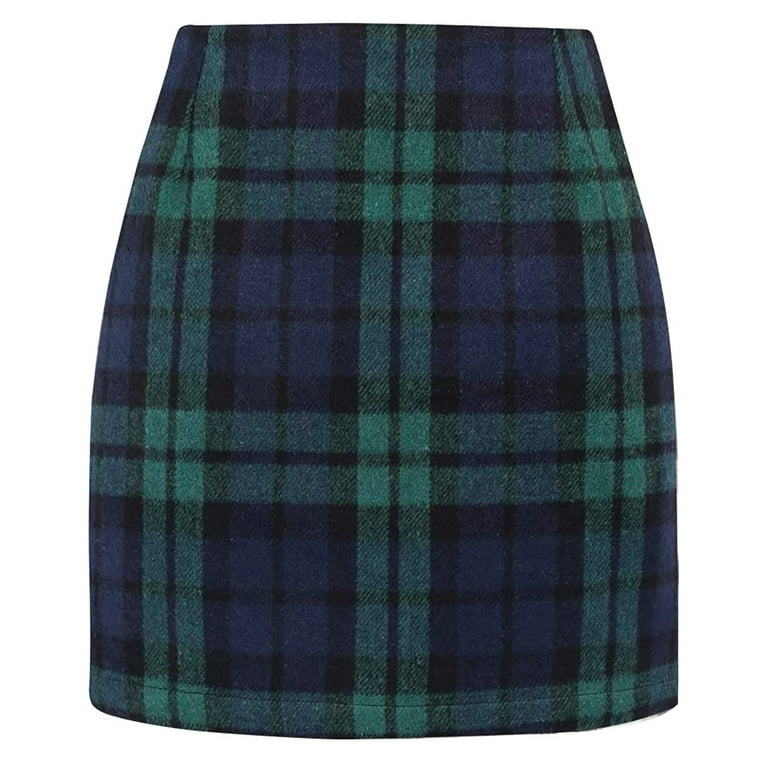 tight fitted plaid dress Baltic Born Womens Stina Short Dress | Plaid Multi main image 1