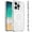 Clear, variant on For Apple iPhone 16 Pro Max (6.9") MagSafe Compatible Glitter Shiny Sparkle Bling TPU Rubber Hard PC Back Hybrid Frame Cover ,Xpm Phone Case [ Clear ]