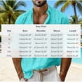 thumbnail image 2 of Luvrsol Big & Tall Shirts for Men Short Sleeve Button Down Shirt Solid Casual, S-5XL, 2 of 4