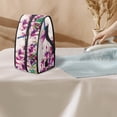 thumbnail image 3 of HELLHERO Dustproof Travel Iron Organizer Reusable Fuchsia Flower Garment Steamer Box Travel Steamer Holder, Bag Only, 3 of 6