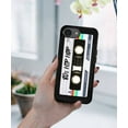 thumbnail image 5 of WIRESTER Shockproof Soft Rubber Cover Case for Apple iPhone 16e 6.1" 2025, Retro Black Cassette Tape Hip Hop, 5 of 5