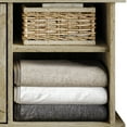 thumbnail image 5 of Castle Place Modern Hall Tree with Storage Cabinet, Light Oak, 5 of 11