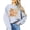 Gray Sweatshirt, variant on Trendy Mama Checkered Fall Sweatshirt for Women Orange Daisy Floral Sweater Gray Sweatshirt Adult Small