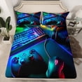 thumbnail image 2 of Castle Fairy Children Gradient Video Game Bed Sheets,Video Game King Sheets, 2 of 7