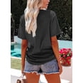thumbnail image 3 of XCHQRTI Dandelion Tshirt Women Graphic Tees Casual Short Sleeve Christian Shirts, 3 of 8