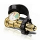 thumbnail image 4 of Adaptador de recarga de tanque de gas con rosca POL a QCC y conector de válvula reductora de presión de aire con manómetro, 4 of 12