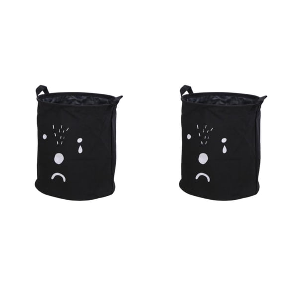 Bearachild Cesto plegable impermeable para la colada, organizador de lino y algodón, juguetes para niños, artículos diversos, bolsa de Type4 NO4