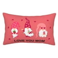 thumbnail image 1 of Fotbe Love You Mom Funda de Almohada Decorativa Estilo Occidental, Lujo en Algodón, Fundas para Almohadas King, Cojín Estampado para Decoración del Hogar-20"x30", 1 of 6