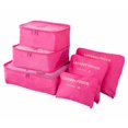 thumbnail image 1 of 6 Set Packing Cubes,Travel Luggage Packing Organizers Set with Laundry Bag for Travel, 1 of 7