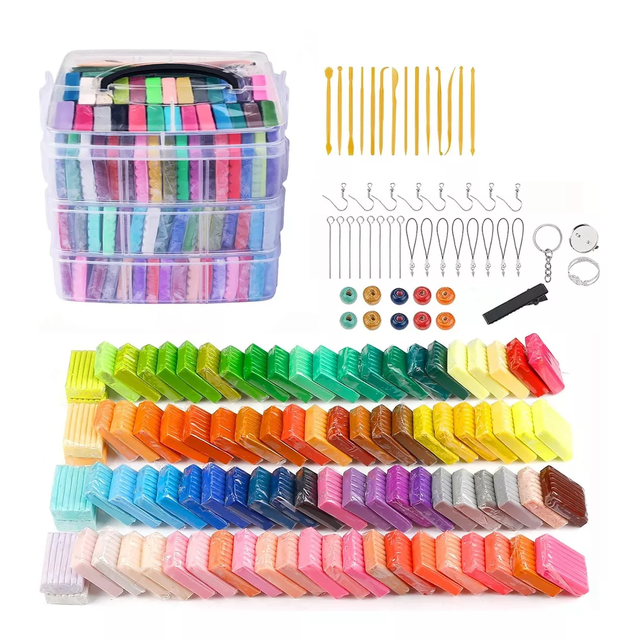 Arcilla Moldeable Polimerica 92 Colores Plastilinas