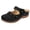 Black, variant on Rubber Sandals for Women Women's Brooklyn Low Strappy Wedge Sandals