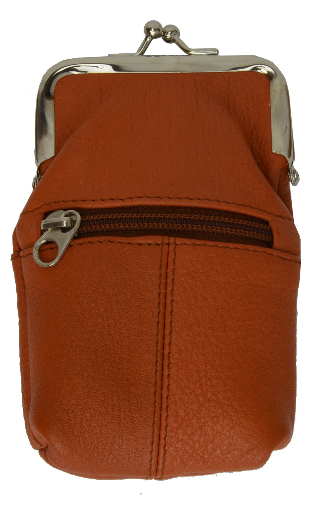 New Design Genuine Leather Cigarette Case and Zipped Lighter Pouch