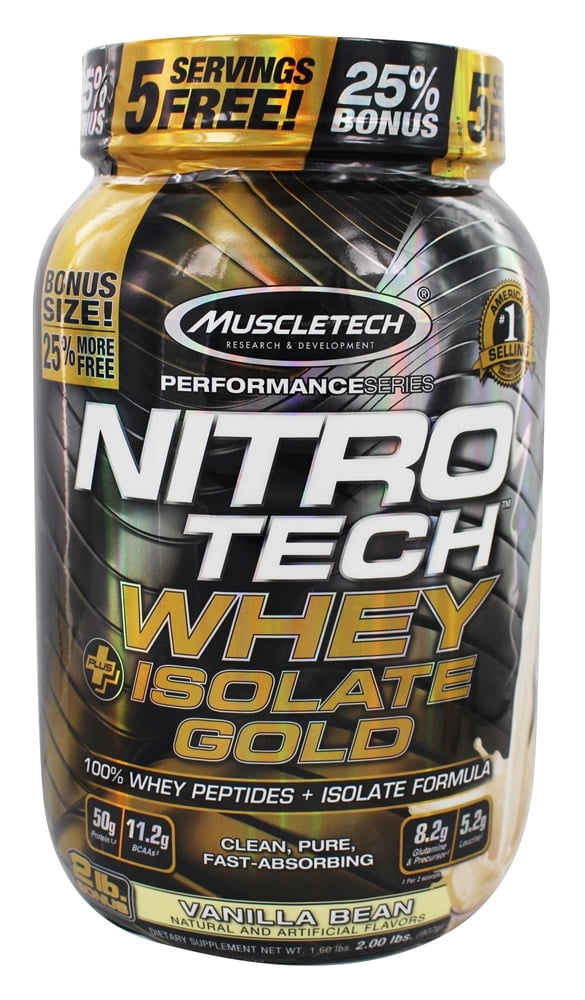 Muscletech Products - Nitro-Tech Performance Series Whey+ Isolate Gold ...