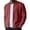 Red #011, variant on Mens Full Zip Cardigan Sweater Casual Mock Neck Ribbed Knitted Winter Chunky Sweaters, S