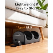 BOKYAN Shiatsu Foot Massager, Foot Spa with Heat for Comfort and Relief, Gift, Black