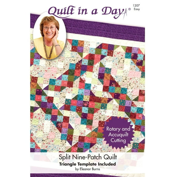 Split Nine-Patch Quilt: Eleanor Burns Signature Pattern